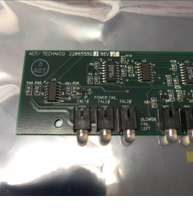 Multi-Generational Data Acquisition Chassis Indicator Board GE Signa MRI Scanner, p/n 2294300–9 rev F