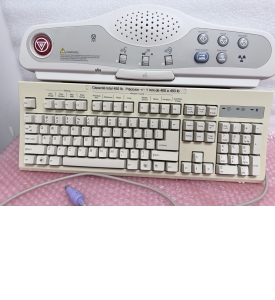 DLS SCIM Scan Control Intercom Module w/PS2 Keyboard GE Discovery HD CT Scanner P/n P7800SK , 9375-00492-002/A