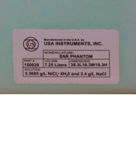 SNR Phantom GE-MRI Scanner 150028