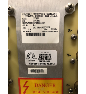 Twin Grade Switch Box-GE Signa MRI Scanner 2253466