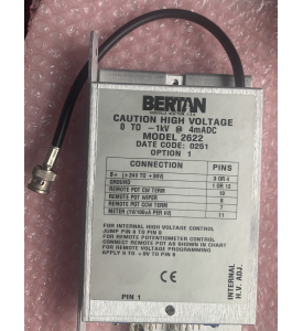 High Voltage Power Supply 0 To -1KV @ 4mADC Bertan p/n 2622