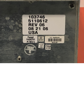 GE Part Number: 5110612 NMR HDMR Driver Module