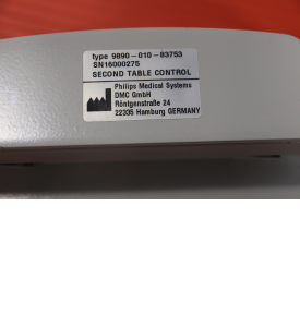 Philips Digital Diagnost R/F Second Table Control P/N 9890-010-83753