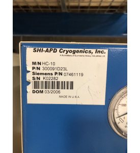 Siemens Magnetom Allegra MRI Scanner APD HC-10 Compressor  P/n 7461119