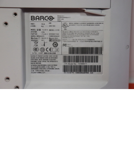Siemens Uroskop Access Urology Display Color 19&quot; Barco MDSC-1119 P/n 10398611
