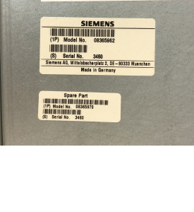 Matrix MVT Siemens Definition CT Scanner P/n 08365970 / 08365962