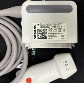 P4-2 Phased Array Transducer SIEMENS Acuson P500 Ultrasound General P/n 10136143